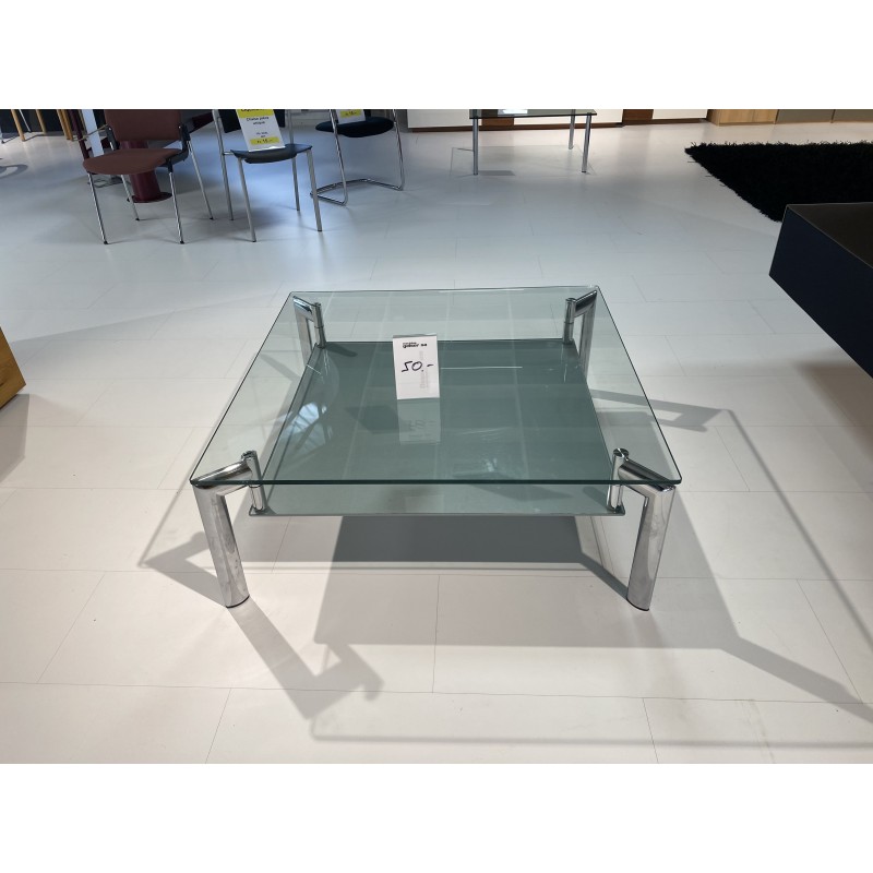 table de salon en verre
